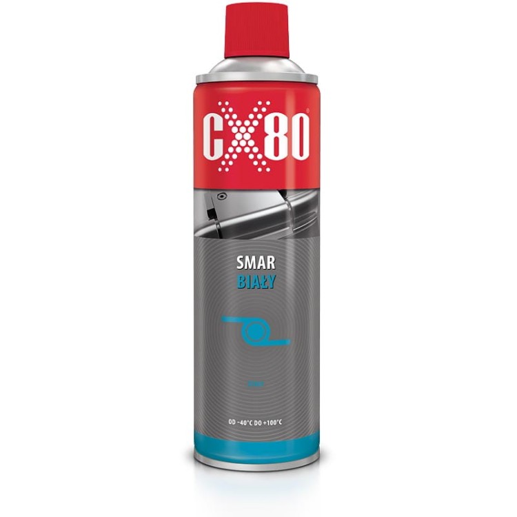 CX-80 Smar Biały 500ml spray do zawiasów i prowadnic
